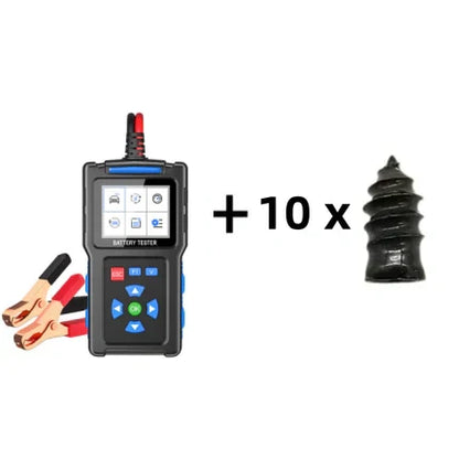 🔋 50% RABATT! ✨ BT100 Autobatterietester - 12V Lasttester mit LCD-Display & Druckfunktion für Fahrzeugdiagnose 🚗⚡