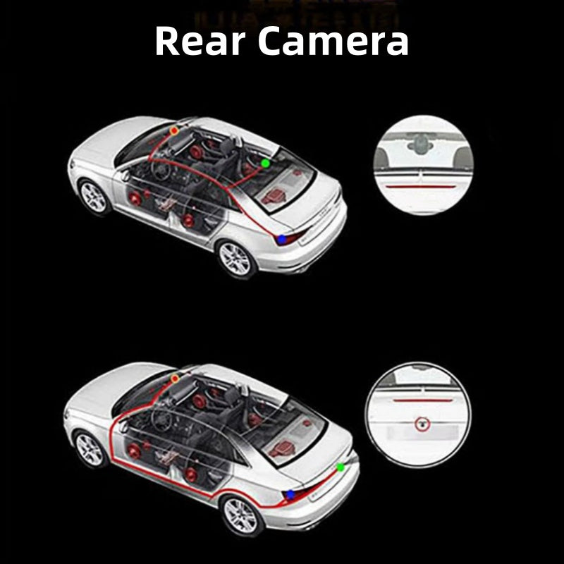 🚘 Begrenzte Zeit halber Preis - 1080P 4 Kanal Autokamera mit Nachtsicht