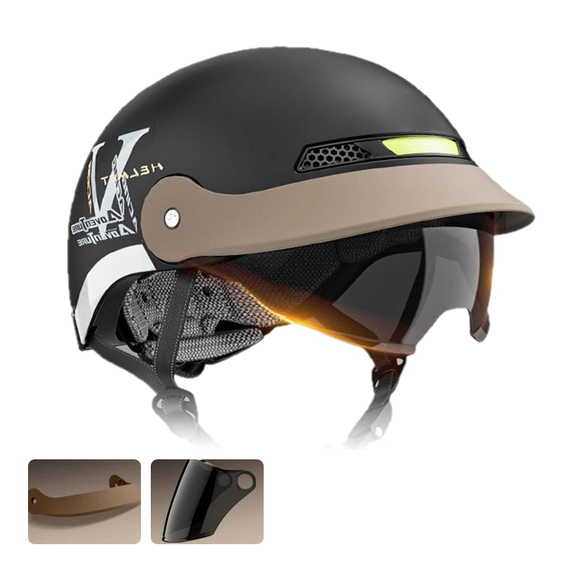 🛡️Atmungsaktiver, leichter und stoßfester Motorradhelm🏍️50 % Rabatt💥💥💥