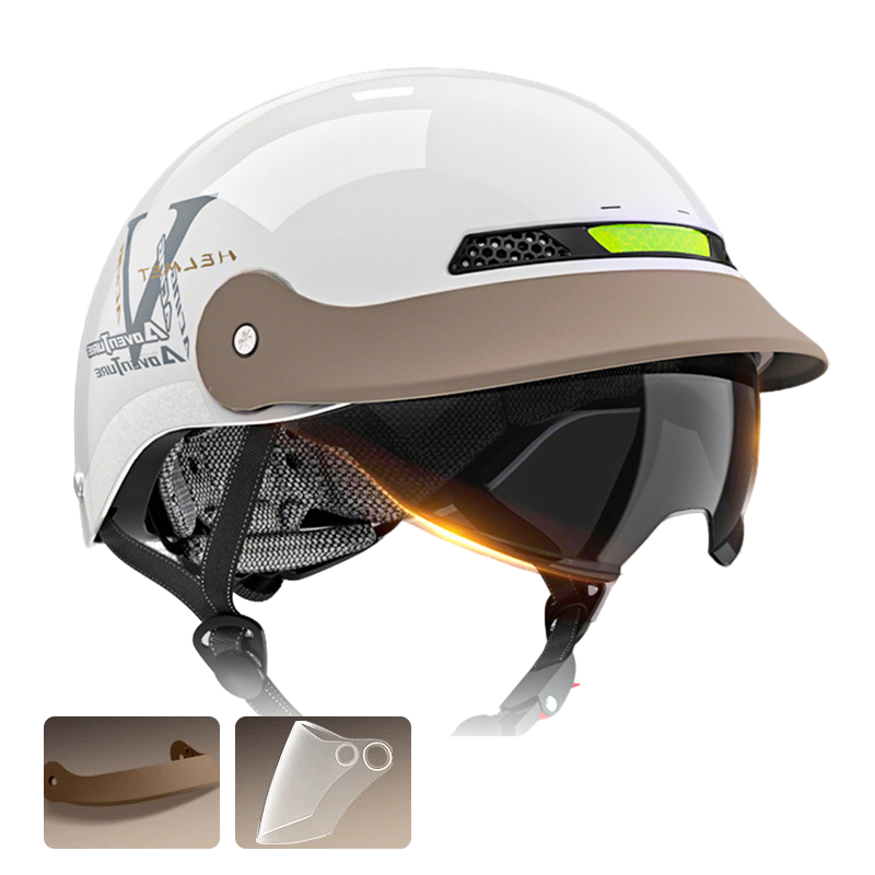 🛡️Atmungsaktiver, leichter und stoßfester Motorradhelm🏍️50 % Rabatt💥💥💥