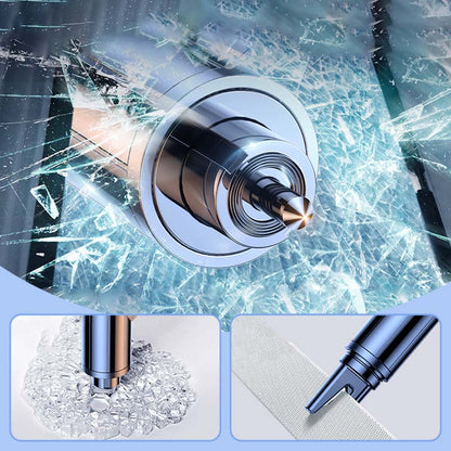 🛡️🛡️Ihre Sicherheitsgarantie🔓🔓Notfall-Autofenster-Brecher mit Sicherheitsgurt-Schneider