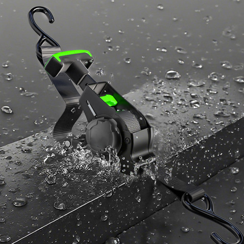Heavy-Duty Retractable Ratchet Tie-Down Strap